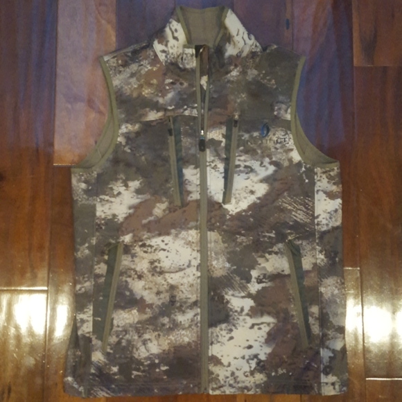 Men's Cabela's Instinct Waterproof Camo Vest - Picture 1 of 5